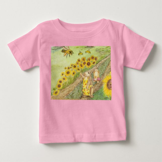 Honungsbunny uppfyller honungsbin t shirt (Framsida)