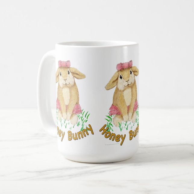 Honungsbunnys Loving Smile Kaffemugg (Framsida vänster)