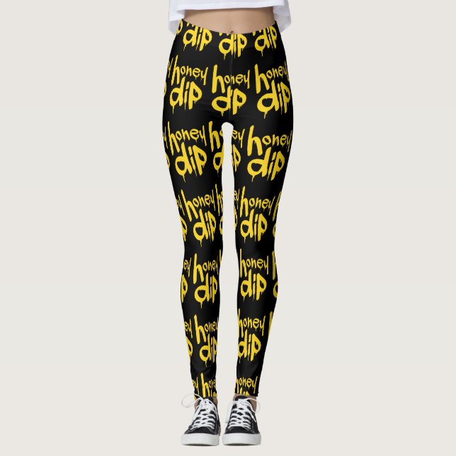 honungsdipp leggings (Framsida)