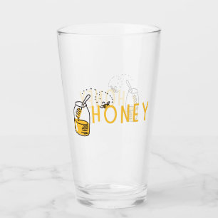Honungsglas Glaskopp
