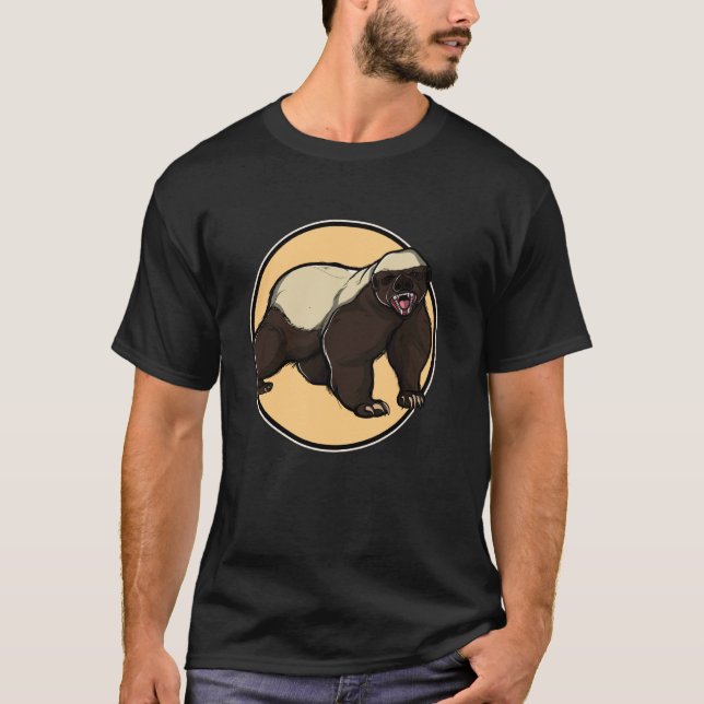 Honungsgrävlingar Honungsgrävling T Shirt (Framsida)