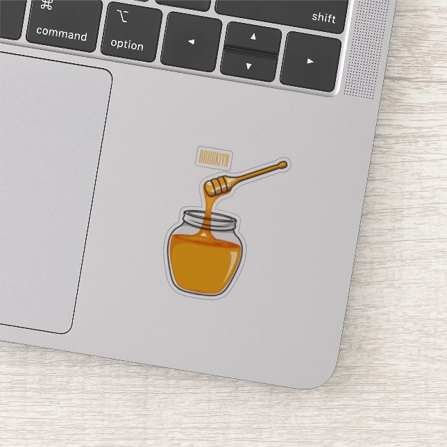 Honungsillustration av tecknaden klistermärken (Detalj)