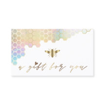 honungskomb och bipresentcertifikat