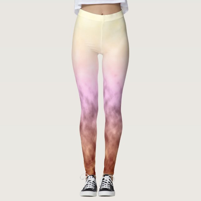 Honungsrosfall Leggings (Framsida)