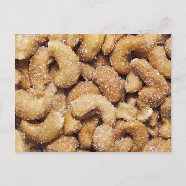 Honungsrostat cashew nöt vykort (Framsida)