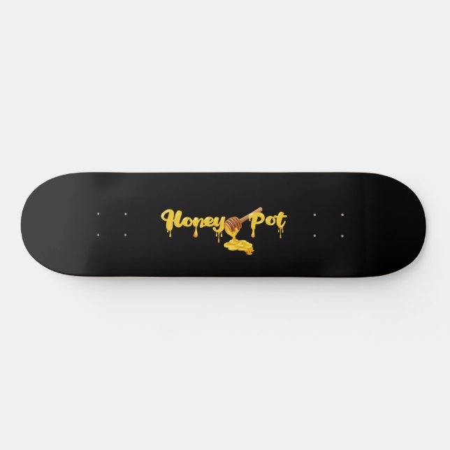 Honungsrotskal, dammkonst mini skateboard bräda 18,5 cm (Horz)