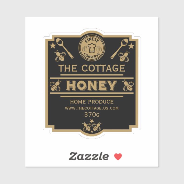 Honungssäljare Klistermärken (Ark)