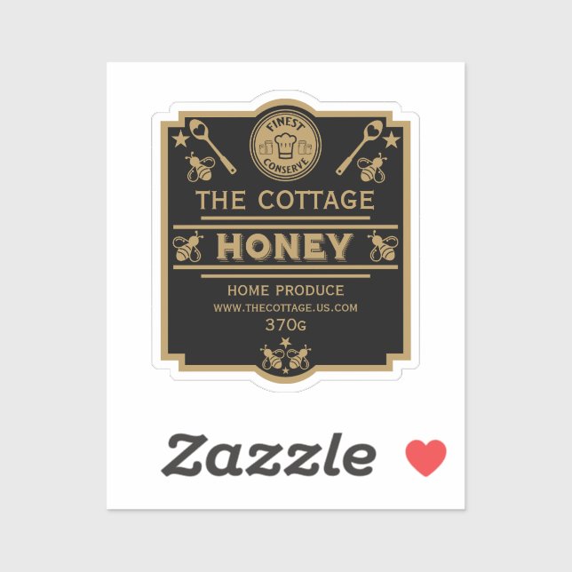 Honungssäljare Klistermärken (Ark)