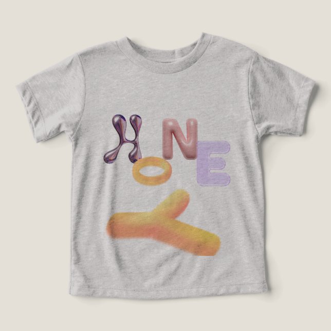 Honungsskjorta småbarn t shirt (Design Framsida)