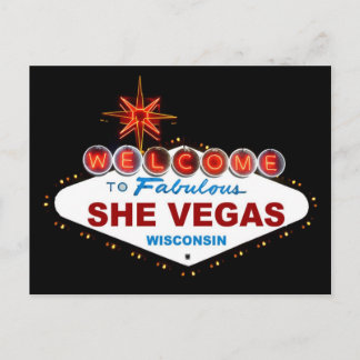 HonVegas Wisconsin Vykort