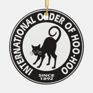Hoo-Hoo Logotyp Ceramic Ornament