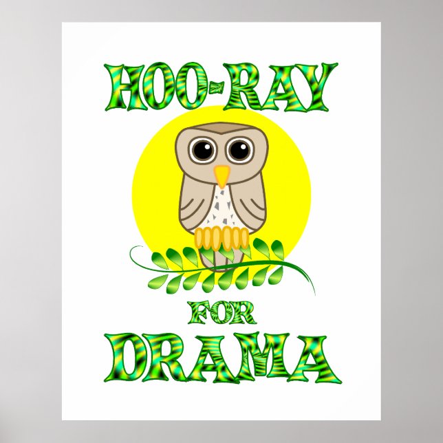 Hoo-Ray för Drama Poster (Framsidan)