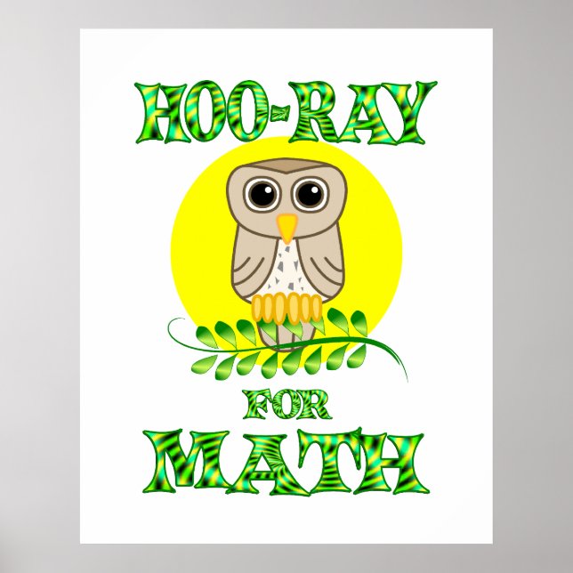Hoo-Ray för Math Poster (Framsidan)