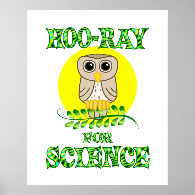 Hoo-Ray for Science Poster (Framsidan)