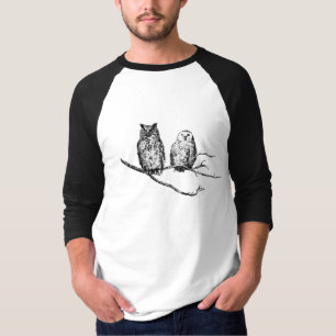 Hoo-Utslagsplats ugglaRaglan Tee Shirt