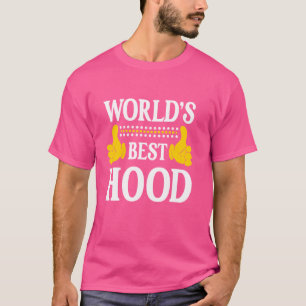 Hood Efternamn Roliga Lag Familj Efternamn Världen T Shirt