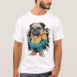 Hood Pug T Shirt