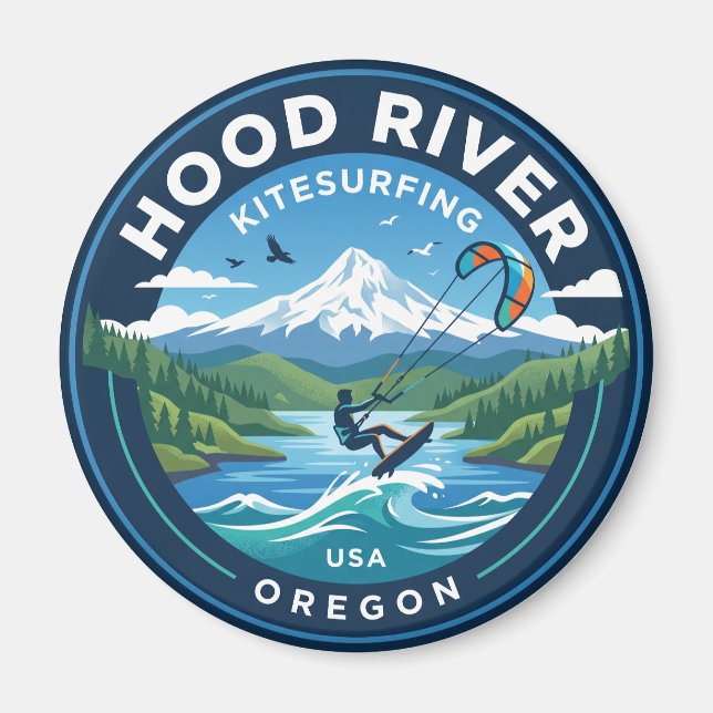 Hood River USA Magnet (Framsidan)