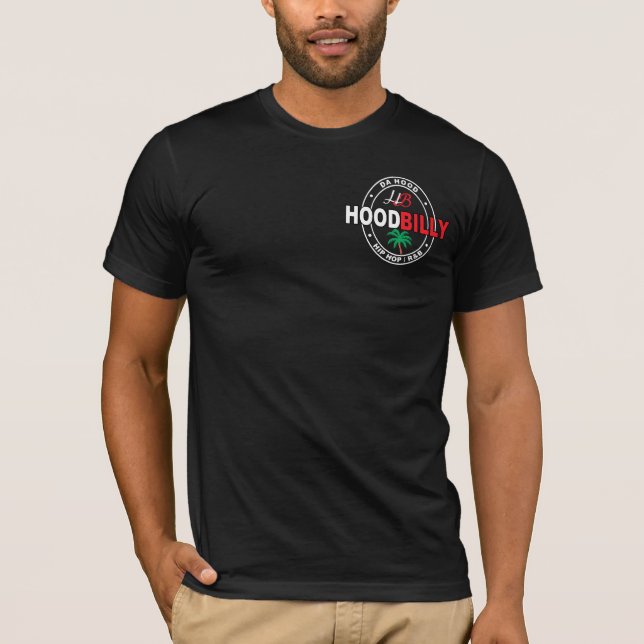 Hoodbilly lappar logotypDa-huvan HipHop/R&B #2 Tröja (Framsida)