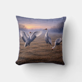 Hooded Cranes in Winter -  Kudde