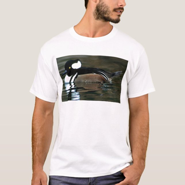 Hooded Merganser T-shirt (Framsida)