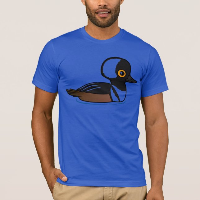 Hooded Merganser T Shirt (Framsida)