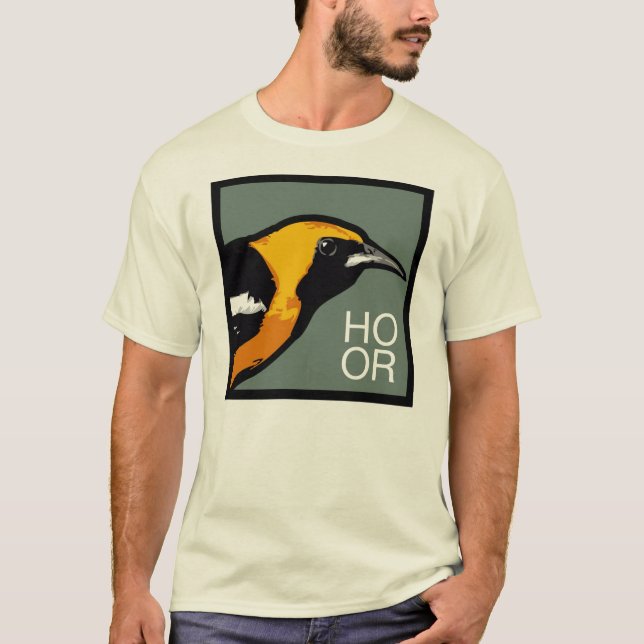 Hooded Oriole t-skjorta T Shirt (Framsida)