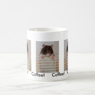 Hooded Rattie önskande uppmärksamhet Kaffemugg