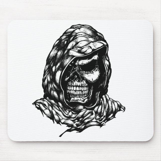 hooded skallemousepad musmatta (Framsidan)