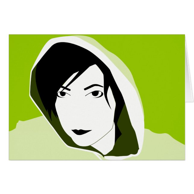 hooded stare OBS kort (Framsidan Horizontal)