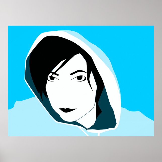 hooded stare poster (Framsidan)