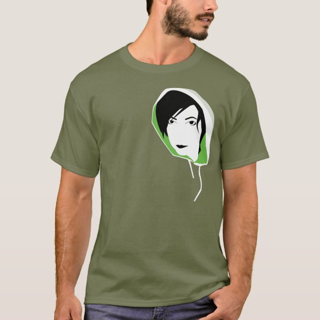 hooded stare tee shirt (Framsida)