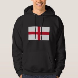 Hooded Sweatshirt med Flagga av England