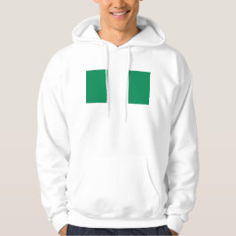 Hooded Sweatshirt med Flagga av Nigeria
