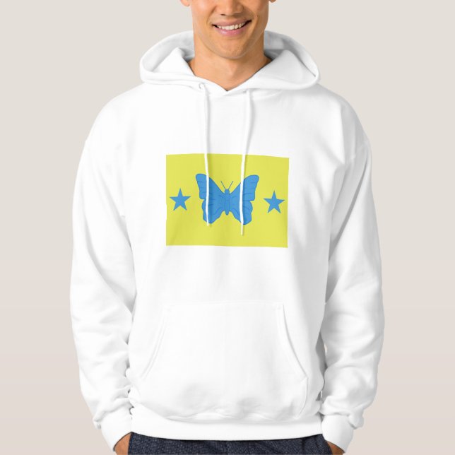 Hooded Sweatshirt with Flag of Bady Bassitt (Framsida)