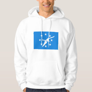 Hooded Sweatshirt with Flagga of Corpus Christi, U