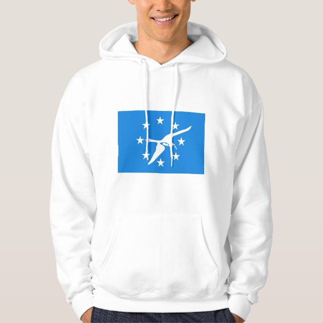 Hooded Sweatshirt with Flagga of Corpus Christi, U (Framsida)