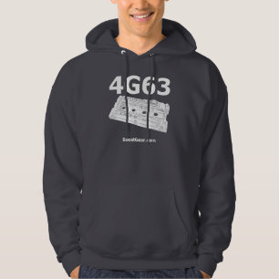 Hooded tröja 4G63 vid BoostGear.com Hoodie