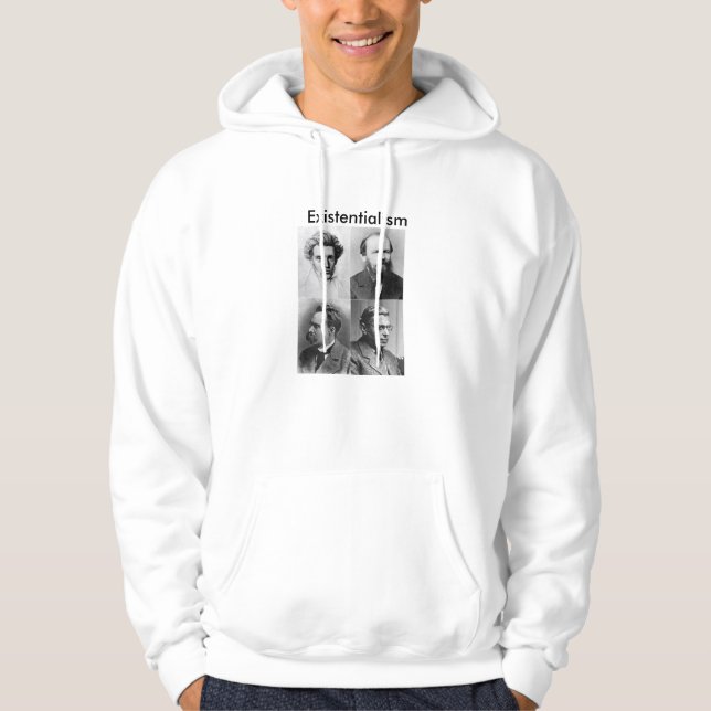 Hooded tröja för Existentialism Hoodie (Framsida)