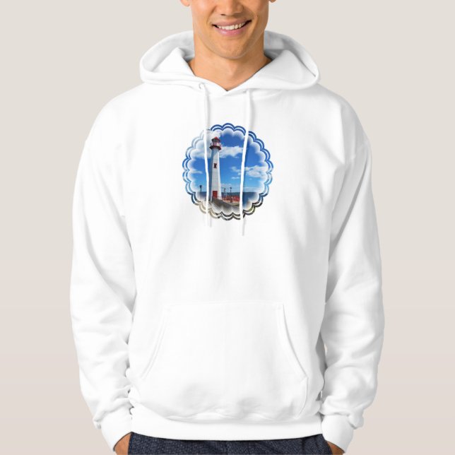 Hooded tröja för fyrkonst hoodie (Framsida)