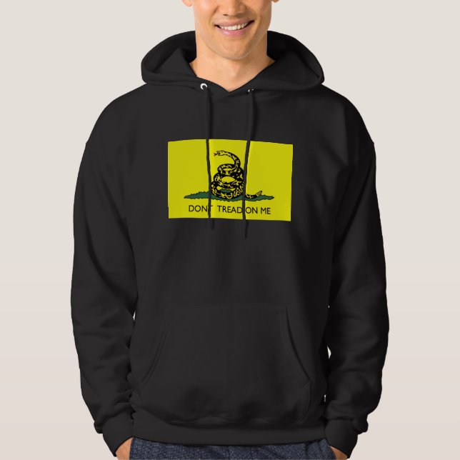 Hooded tröja för Gadsden flagga Sweatshirt (Framsida)