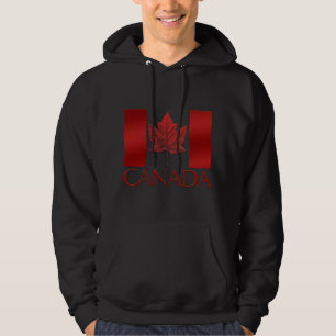 Hooded tröja för Kanada HoodieKanada flagga Sweatshirt Med Luva