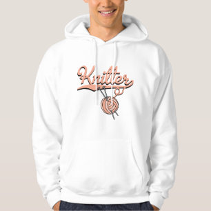 Hooded tröja för Knitter Hoodie