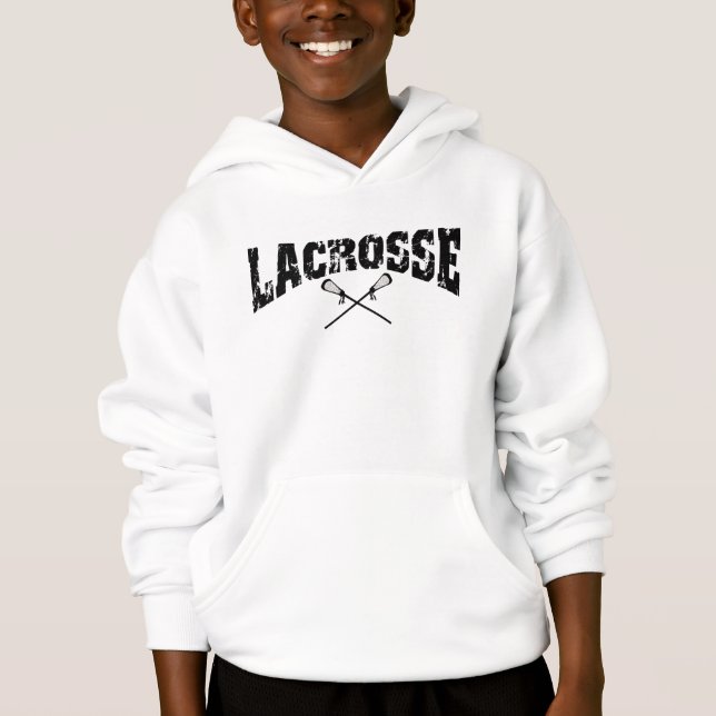 Hooded tröja för Lacrosse (Framsida)