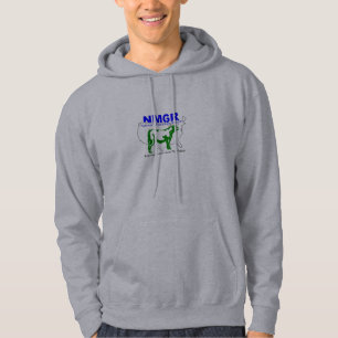 Hooded tröja för Murray grå färg NMGR Sweatshirt Med Luva
