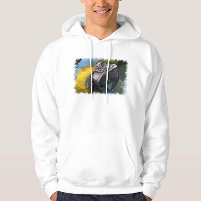 Hooded tröja för papegoja sweatshirt (Framsida)