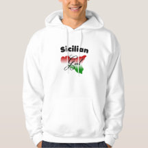 Hooded tröja för Sicilian flicka