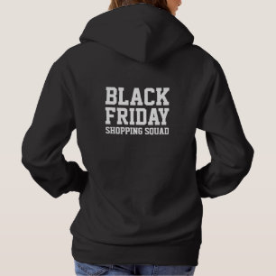 Hooded tröja för svart lag för fredagshoppingsquad