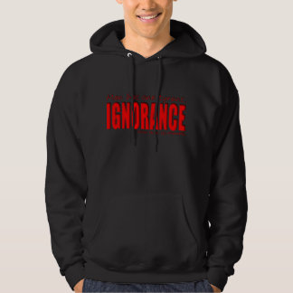 Hooded tröja: Okunnighet Sweatshirt Med Luva