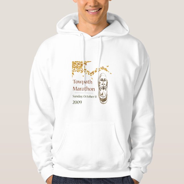 Hooded tröja sweatshirt med luva (Framsida)